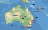 Austrálie, Nová Kaledonie a Vanuatu