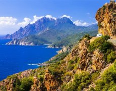 Francie - Korsické "alpy" a Moře