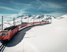 Zimní kouzlo švýcarských drah
