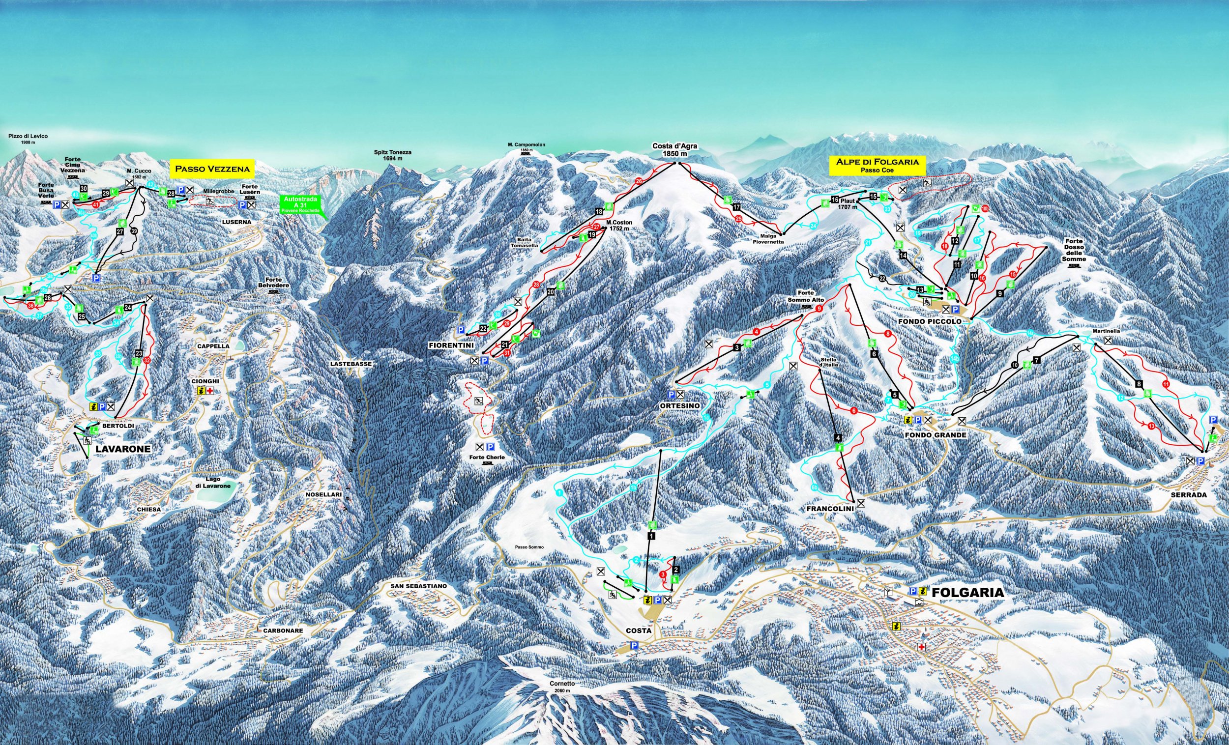 Chci lyžovat ve Folgaria / Lavarone