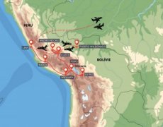 Peru, Bolívie, Amazonie