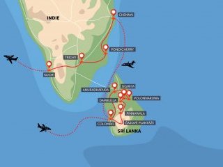 Srí Lanka, jižní Indie - Poznávací zájezdy