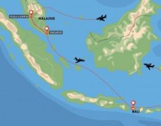 Malajsie, Singapur a ostrov bohů Bali