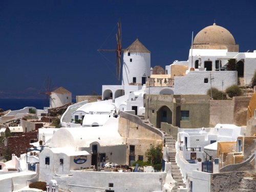 Kykladské ostrovy Paros a Santorini