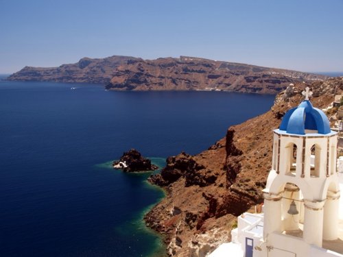 Kykladské ostrovy Paros a Santorini