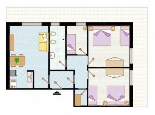 Apartmány Perla - Bibione Spiaggia