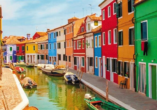 Romantické Benátky a ostrovy Murano a Burano