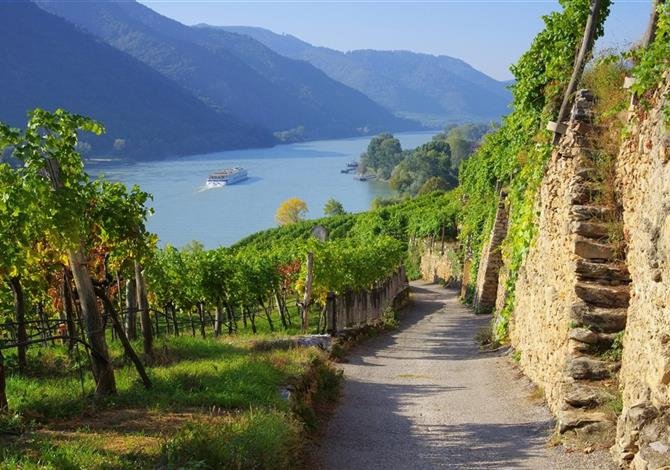 Údolí Wachau z Kremsu do Melku