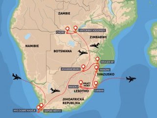 Jižní Afrika total - Poznávací zájezdy