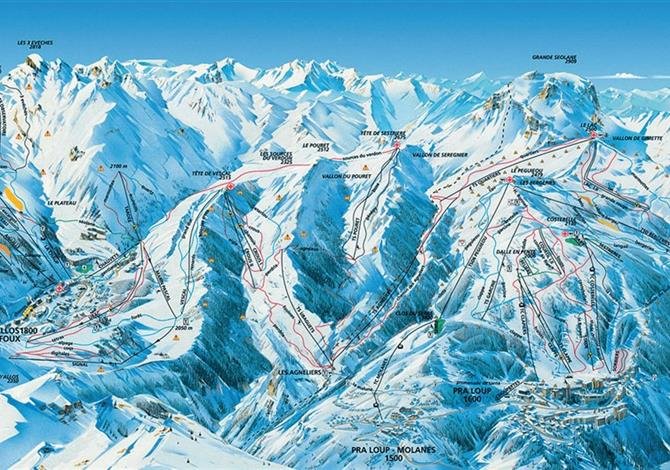 Val d’Allos/Pra Loup – Les Chalets du Verdon, Le Village de Praroustan