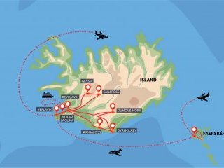Faerské ostrovy a Island - Poznávací zájezdy