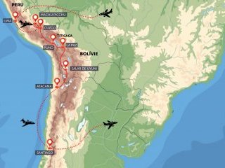 Chile, Peru, Bolívie - Poznávací zájezdy