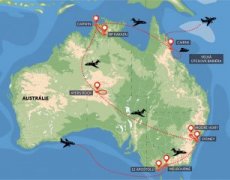 Austrálie - letecký okruh