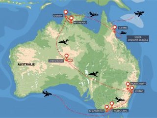 Austrálie - letecký okruh - Poznávací zájezdy