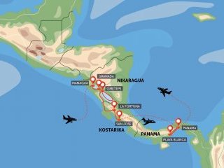 Nikaragua, Kostarika, Panama - Poznávací zájezdy