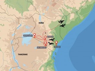 Keňa - Safari a oceán 13 dní - Poznávací zájezdy