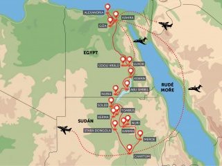 Egypt maximální poznání a Súdán - Poznávací zájezdy