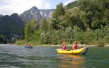 Letní řeky Dolomit