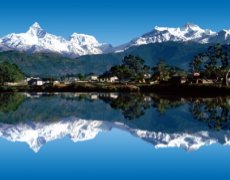 Himaláje a trek pod Annapurnou