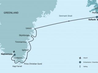 South Greenland Explorer, Aurora Borealis, Incl. flight from Copenhagen to Narsarsuaq (m/v Plancius) - Pobytové zájezdy