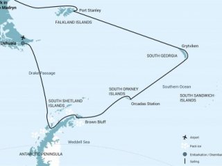 Antarctica (m/v Ortelius) - Antarktida, Falkland Islands - South Georgia - Pobytové zájezdy