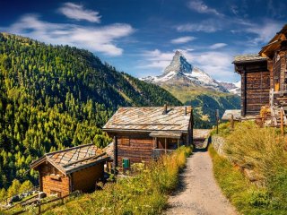 švýcarsko - Legendární Matterhorn