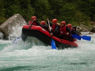 Rafting ve Slovinsku