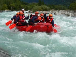 Rafting na Ötzu a Innu