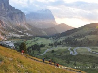 Rafting a ferrata v Dolomitech