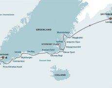 East and South Greenland Explorer, Aurora Borealis, Incl. flight from Narsarsuaq to Copenhagen (m/v Plancius)