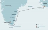 South Greenland Explorer, Aurora Borealis, Incl. flight from Copenhagen to Narsarsuaq (m/v Plancius)