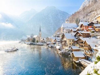 Hallstatt a Vánoce v Solné Komoře