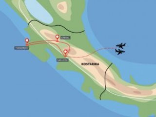 Kostarika - Arenal a Pacifik