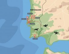 Portugalsko – Lisabon a pláž v Algarve