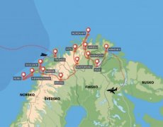 Norsko, Lofoty, Nordkapp