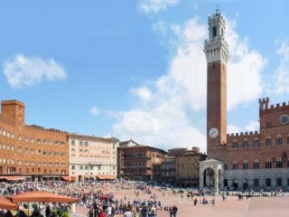 Florencie a Siena, letecky