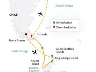 Antarctic Express: Fly South, Sail North (World Voyager)