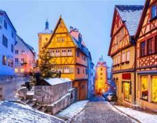 Bavorsko - Adventní Rothenburg – Würzburg – Lauf
