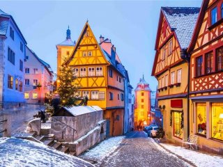 Bavorsko - Adventní Rothenburg – Würzburg – Lauf