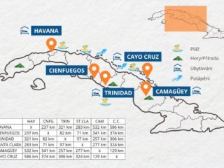 AUTENTICKÁ KUBA - POZNÁVACÍ ZÁJEZD - HAVANA, CIENFUEGOS, TRINIDAD, CAMAGÜEY, CAYO CRUZ