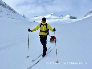 Backcountry lyžování norsko-švédským pomezím