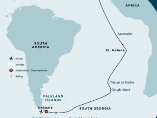 Atlantic Odyssey excl. Antarctic Peninsula to Cape Verde (m/v Plancius)