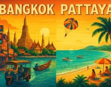 Bangkok a pláže v Pattaya
