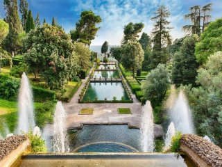 řím, Florencie a Pobyt v Tivoli