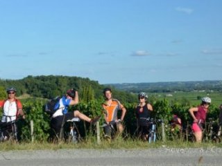 Duny a vinice Bordeaux na kole