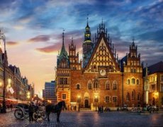 Hotel Europejski 3, Wroclaw, vlakem