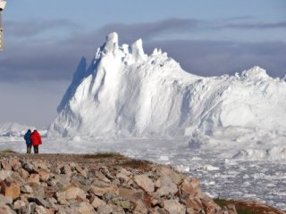 GRÓNSKO - ILULISSAT, plovoucí ledovce