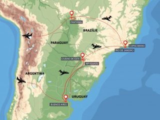 Argentina, Brazílie a expedice Pantanal