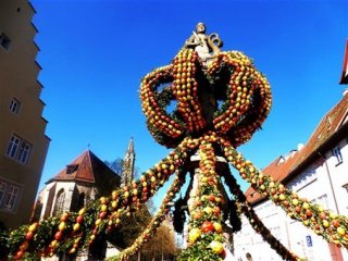 Bavorské velikonoční tradice, Bamberg a středověká městečka