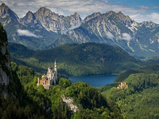 Bavorské zámky Ludvíka II. a alpská metropole Innsbruck